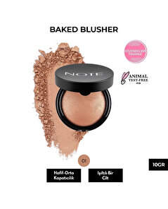 Note Note Baked Işıltılı Highlighter Allık 01 Pleasure