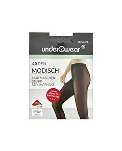 Underwear Underwear Külotlu Çorap Siyah Kaçmayan Stop 40 Den L Beden