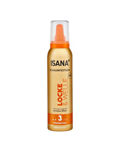 Isana Isana Saç Köpüğü Kıvırcık ve Dalgalı Saçlar, 48 Saate Kadar Etkili 150 ml