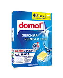 Domol Domol Bulaşık Makinesi Tableti Ultra Power 3in1 40'lı