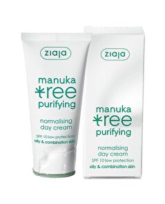 Ziaja Ziaja Manuka Gündüz Kremi Yağlı ve Karma Cilt, Manuka Ağacı Yaprağı Özlü 50 ml