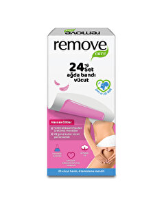 Remove Remove Care Hassas Ciltler Sir Ağda Bant 24'lü