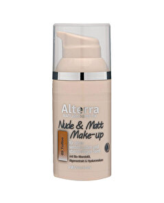 Alterra Alterra Mat Fondöten No:03 Toffee 30 ml