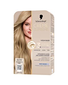 Creme Supreme Creme Supreme Saç Boyası 9-16 Küllü Soğuk Sarı 1 adet