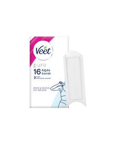 Veet Veet Pure Ağda Bandı Bikini&Koltuk altı 16'lı