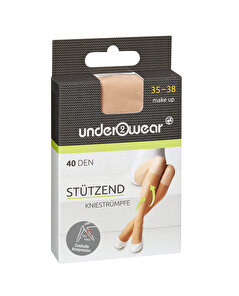 Underwear Underwear Diz Altı Çorap 40 den, Ten Rengi 35/38 Numara