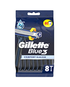 Gillette Gillette Blue3 Slalom Kullan At Tıraş Bıçağı 8'li