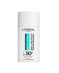 L’Oréal Paris L'Oréal Paris Bright Reveal Spf 50+ Koyu Leke Karşıtı Yüz Güneş Kremi 50 ml