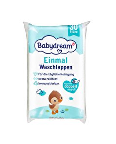 Babydream Babydream Bebek Yıkama Bezi Tek Kullanımlık 30 adet