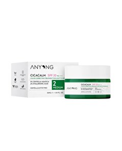 Anyong Anyong Cica Tiger Grass Ton Eşitleyici ve Kızarıklık Karşıtı Krem Medium, 20 SPF 30 ml