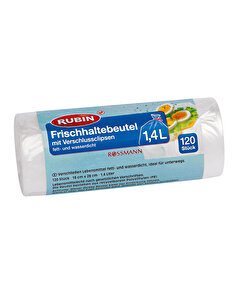Rubin Rubin Saklama Poşeti Klipsli 1.4Lt 120'li