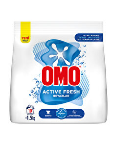 Omo Omo Active Fresh Beyazlar Toz Deterjanı 1.5 kg