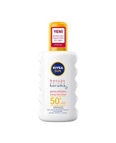 Nivea Sun Nivea Sun Güneş Alerjisine Karşı Anında Hassas Koruma Güneş Spreyi SPF 50+ Çok Yüksek Güneş Koruyucu 200 ml