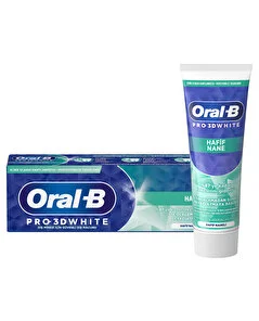 Oral-B Oral B Diş Macunu Pro 3D White Hafif Nane 75 ml