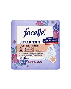 Facelle Facelle Ultra Ped Kanatlı Normal Laktik Asit 16'lı