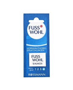 Fusswohl Fusswohl Topuk Törpüsü Yedek Bıçak 10'lu
