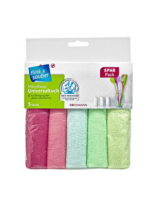 Flink & Sauber Flink & Sauber Mikrofiber Toz Alma Bezi Mikrofiber 5'li