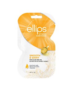 Ellips Ellips Saç Maskesi Smooth&Shiny Yumuşaklık ve Işıltı Veren 20 gr