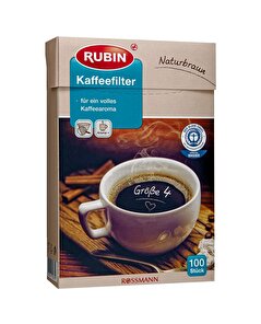 Rubin Rubin Kahve Filtresi No:4 100'lü
