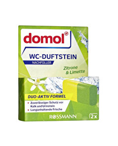 Domol Domol WC Kokusu Klozet Blok Yedek Limon 80 g