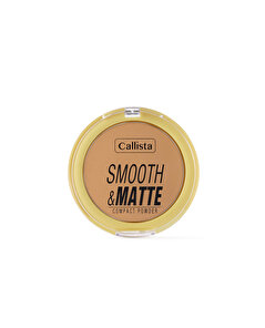 Callista Callista Smooth Matte Compact Powder Mat Görünümlü Pudra 30 Dark Honey