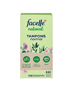 Facelle Facelle Natural Tampon Normal 16'lı