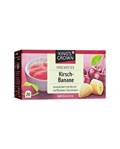 King's Crown Kings Crown Bitki Çayı Kiraz Ve Muz 60 gr 20'li