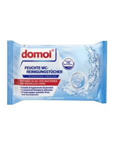Domol Domol Islak Temizlik Bezi Tuvalet Hijyeni için 15 adet