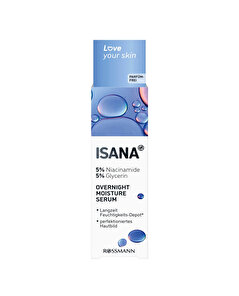 Isana Isana Love Your Skin Serum Overnight Niacinamide Gliser 30 ml