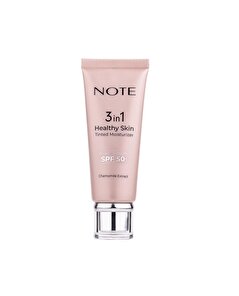 Note Note 3 in 1 Healthy Skin Tinted Moisturizer 50 SPF Renk Ton Eşitleyici Aydınlatıcı Krem