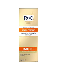 Roc Roc Yüz Güneş Kremi Likit Soleil Spf 50 Kırışıklık Karşıtı Rahatlatıcı 50 ml