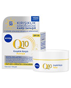 Nivea Nivea Q10 Power Kırışıklık Karşıtı Ekstra Sıkılaştırıcı Gündüz Yüz Bakım Kremi 50 ml