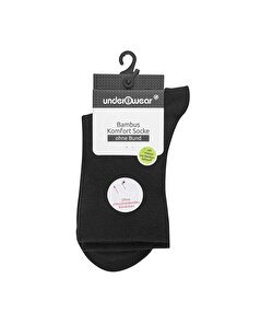 Underwear Underwear Bambu Çorap Siyah