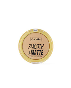 Callista Callista Smooth Matte Compact Powder Mat Görünümlü Pudra 10 Naturel Bej