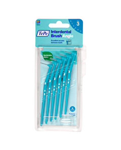 Tepe Tepe Arayüz Fırçası Angle Saplı 0.6 mm Mavi 6'lı