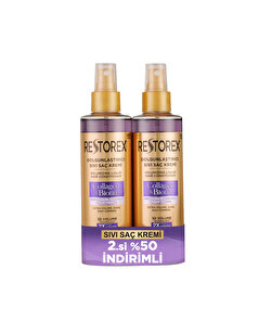 Restorex Restorex Sıvı Saç Kremi Kolajen&Biotin Dolgunlaştırıcı 2'li 200 ml x2