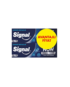 Signal Signal Diş Macunu White Now Lekesiz Beyazlık 2x50 ml