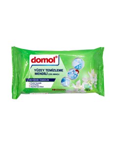 Domol Domol Yüzey Temizleme Mendili Elma Tazeliği 50'li