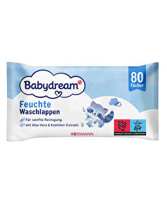 Babydream Babydream Bebek Islak Mendil Hassas Cilt, Aloe Veralı 80'li