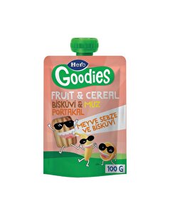 Hero Baby Hero Baby Goodies Meyve Püresi Muz Portakal Bisküvi Havuç 100 gr