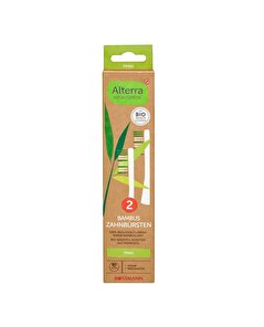Alterra Alterra Diş Fırçası Bambu Double Pack Orta Sert