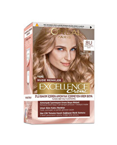 L’Oréal Paris L’Oréal Paris Excellence Nude Saç Boyası Koyu Sarı 8U 1 adet