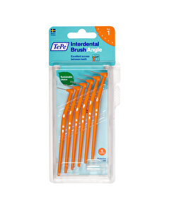Tepe Tepe Arayüz Fırçası Angle Saplı 0.45 mm Turuncu 6'lı