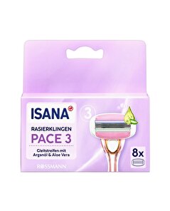 Isana Isana Tıraş Bıçağı 3 Bıçaklı Sistem Yedek 8'li