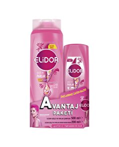 Elidor Elidor Superblend Şampuan 400 ml + Saç Kremi 200 ml Güçlü ve Parlak