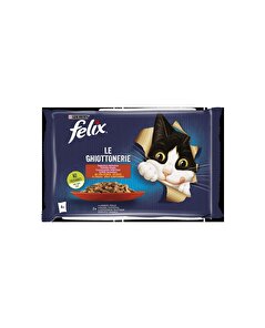 Felix Felix Yetişkin Yaş Kedi Maması Multipack Sığır ve Tavuk Etli 4x85 gr