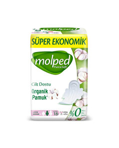 Molped Molped Hijyenik Ped Pure & Soft Uzun 18'li