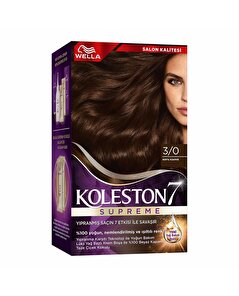 Koleston Koleston Wella Supreme Saç Boyası 3/0 Koyu Kahve