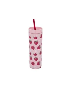 Ideenwelt Ideenwelt Pipetli Matara Çilek 450 ml