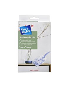 Flink & Sauber Flink & Sauber Kolay Toz Alma Seti 1 Tutma Sapı + 5 Kılıf